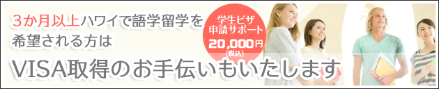 学生ビザ申請代行価格20,000円(税込)