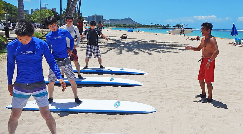 Hawaii Surfing Lesson（ハワイサーフィンレッスン）画像